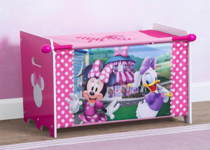 Delta Children Minnie Mouse Toy Box with Retractab...