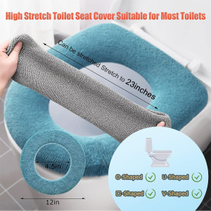 Legigo 5 Pack Thicker Bathroom Toilet Seat Cover P...