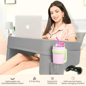 Reading Pillow for Gaming,Soft Lap Desk Pillow for...