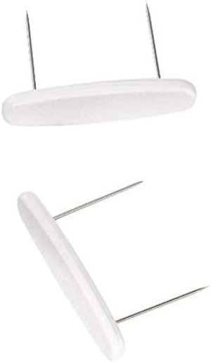Miles Kimball Bedskirt Pins,White,One Size Fits Al...