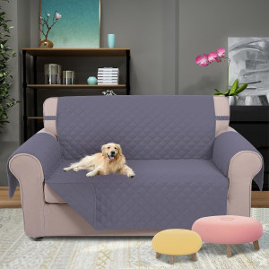 U-NICE HOME Loveseat Sofa Cover Reversible Couch C...