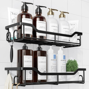 Kitsure Shower Caddy Large - Adhesive Shower Organ...