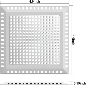 Hair Catcher/Drain Strainer/Shower Drain Cover for...