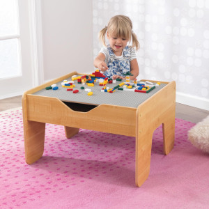 KidKraft Reversible Wooden Activity Table with Boa...