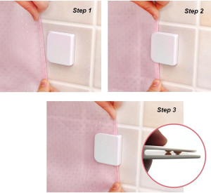 4 Pack Windproof Stop Protect Clips, Shower Splash...