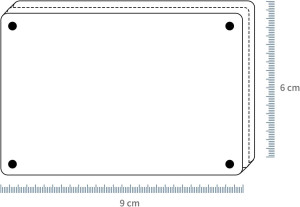 ONE WALL Acrylic Fridge Magnetic Frame, Double Sid...