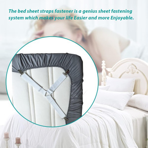 Bed Sheet Holder Straps Sheet Stays Keepers Bedshe...