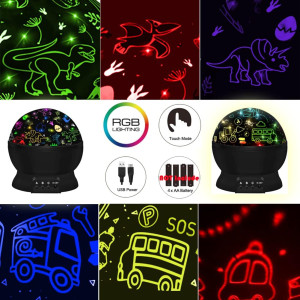 Dinosaur Toys for 3-9 Year Old Boys,Dino Projectio...