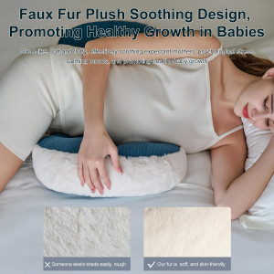 Pregnancy Pillow for Sleeping,Comfortable Faux Fur...