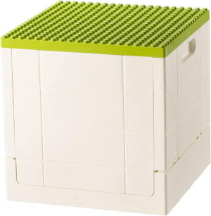 Collapsible Kids Storage Box with Building Base fo...