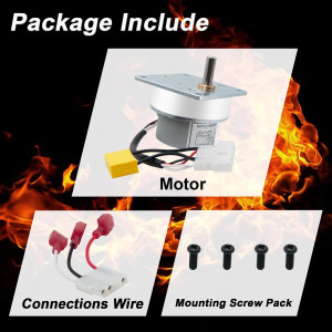 812-4421, 812-4420 Pellet Stove Auger Feed Motor R...