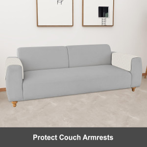 Fuzzy Couch Arm Covers Recliner Arm Covers, Arm Ch...