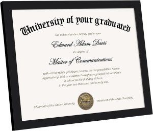 upsimples 8.5x11 Picture Frame Certificate Documen...