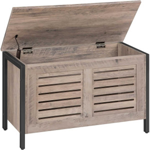 Storage Chest, Wooden Toy Chest, Retro Toy Box Org...