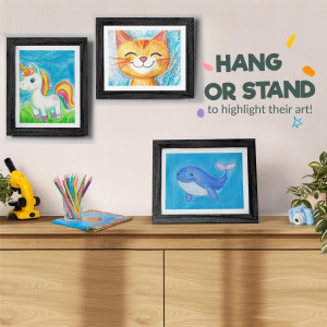 Zenacolor Kids Artwork Frames Changeable - Front-O...