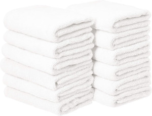 Amazon Basics 100% Cotton hand towels for bathroom...