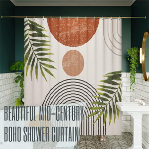 KIBAGA Beautiful Boho Shower Curtain for Your Bath...