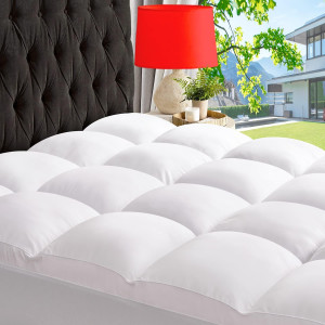 Mattress Topper for Back Pain Relief, Extra Thick...