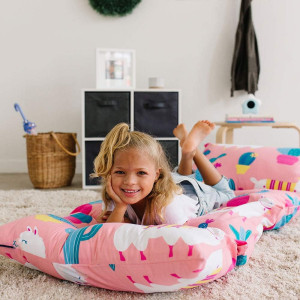 Wildkin Kids Microfiber Floor Lounger for Boys and...
