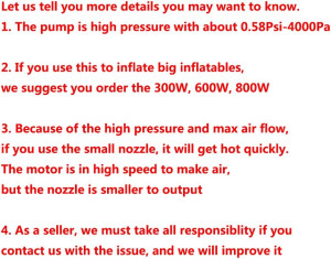 BOMPOW Electric Air Pump for Inflatables Air Mattr...