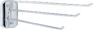 Decko #38190 Swing Arm Kitchen Towel Rack, Chrome