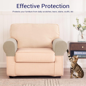 Stretch Armrest Covers Spandex Arm Covers for Chai...