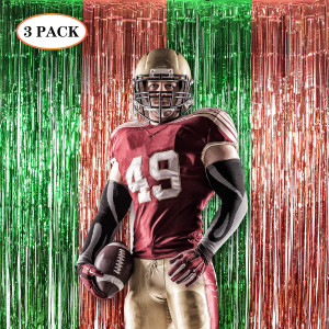 LOLStar 3 Pack Football Party Decorations, 3.3x6.6...