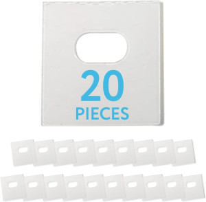 Impresa Clear Vertical Blind Repair Tabs - 20 Clea...
