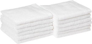 Amazon Basics Cotton Washcloths, Quick-Dry, 12" x...