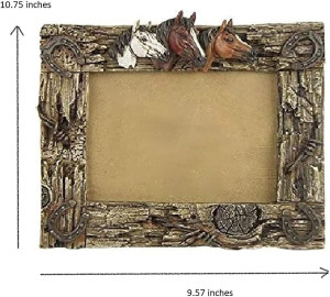 Comfy Hour Western Retro Collection Resin Art 7"x5...