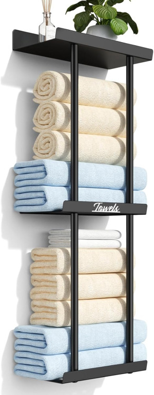 Towel Racks for Bathroom - Bathroom Towel Storage...