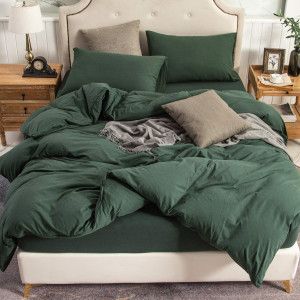 PURE ERA Jersey Knit Duvet Cover Set 100% T-Shirt...