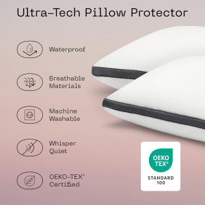 Coop Home Goods Ultra-Tech Pillow Protector for Me...