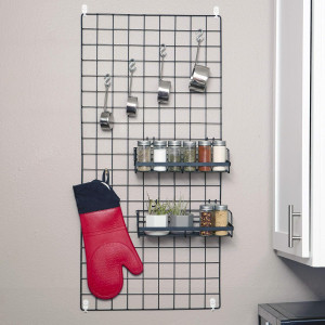 Wire Hanging Wall Grid - Black - Home Decor - Offi...