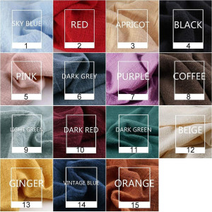 Summer Linen Cotton Fabric Organic Material Pure N...