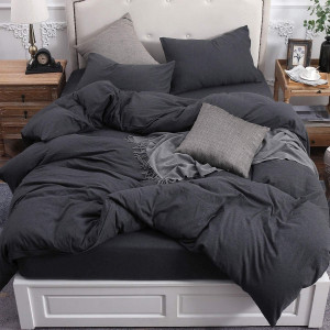 PURE ERA Jersey Knit Duvet Cover Set 100% T-Shirt...