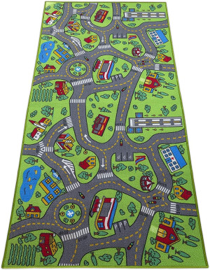 Kids Rug Carpet Playmat City Life Learn Have Fun S...