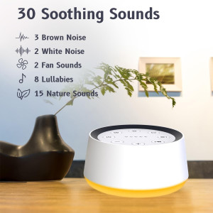 Sound Machine with 30 Soothing Sounds 12 Colors Ni...