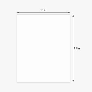 Somime 25 Pack Backing Boards Only - 11x14 Uncut W...