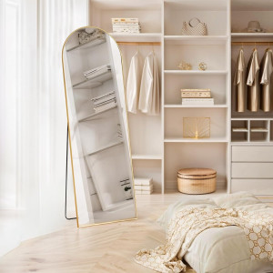 Arched Mirror Full Length, 16"x59" Body Wall Mirro...