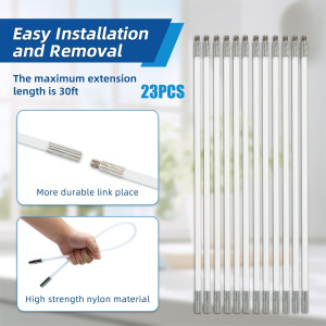 30 Feet Dryer Vent Cleaning Brush Kit, Multi-Scene...