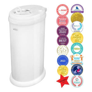 Ubbi Steel Diaper Pail, Odor Locking, No Special B...