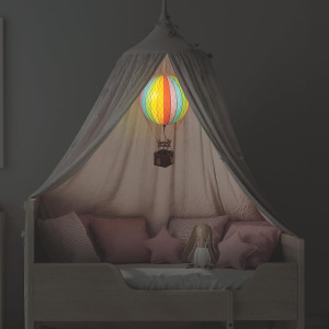 Authentic Models LED Hot Air Balloon Lanterns: Mag...