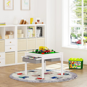 UTEX 2 in 1 Kids Construction Play Table with Stor...