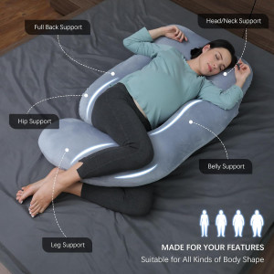 MOON PARK Pregnancy Pillows for Sleeping - U Shape...