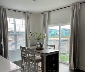 Zeerobee Curtain Rods for Windows 66 to 120, 1 Inc...