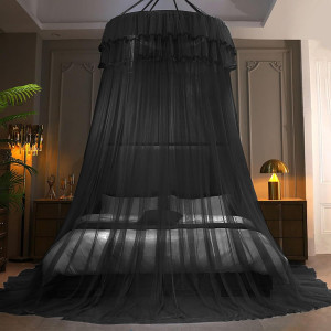 Kertnic Mosquito Net Bed Canopy for Girls, Princes...