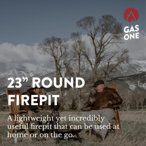 GasOne 23 in Outdoor– Wood Burning Fire Pit – Dura...