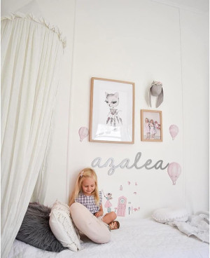 MAMERIA Kids Bed Canopy with Frills Cotton Hanging...