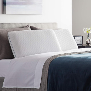 WEEKENDER Gel Memory Foam Pillow – Ventilated Cool...